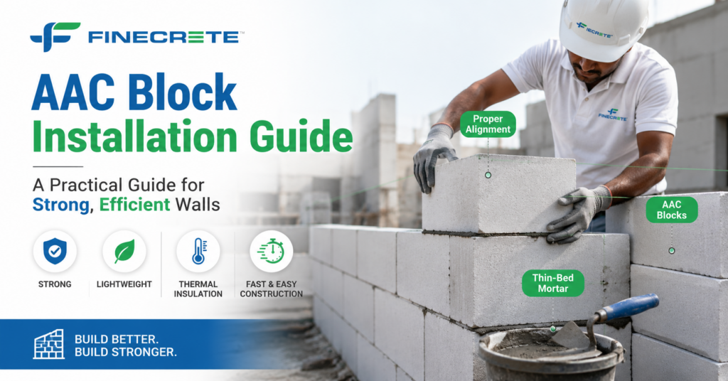 AAC Block Installation Guide: A Practical Guide for Strong, Efficient Walls