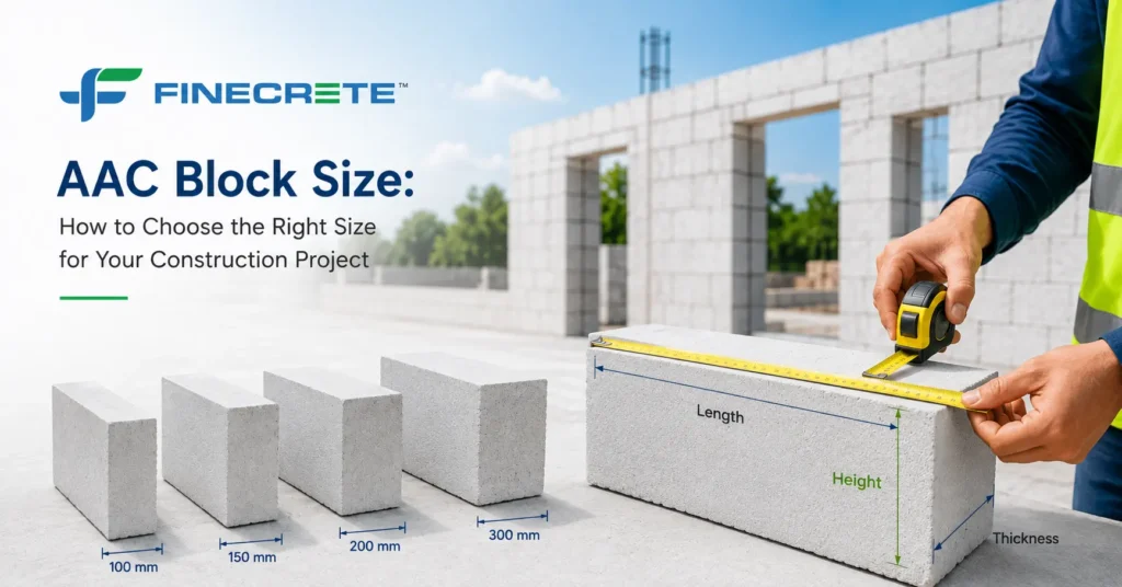 AAC Block Size: How to Choose the Right Size for Your Construction Project