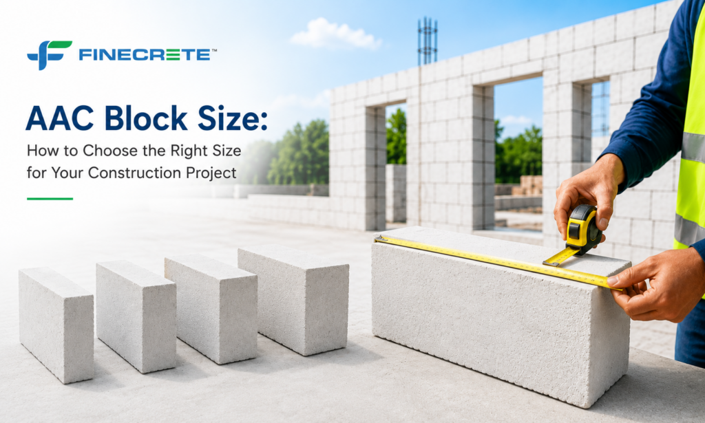 AAC Block Size: How to Choose the Right Size for Your Construction Project