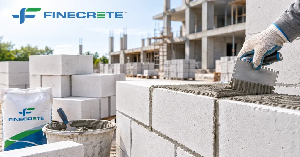 AAC Block Mortar: How It Works and Where It Is Used