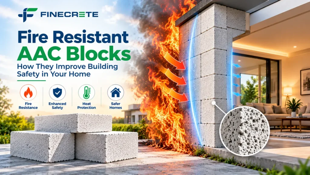 Fire Resistant AAC Blocks: How They Improve Building Safety in Your Home